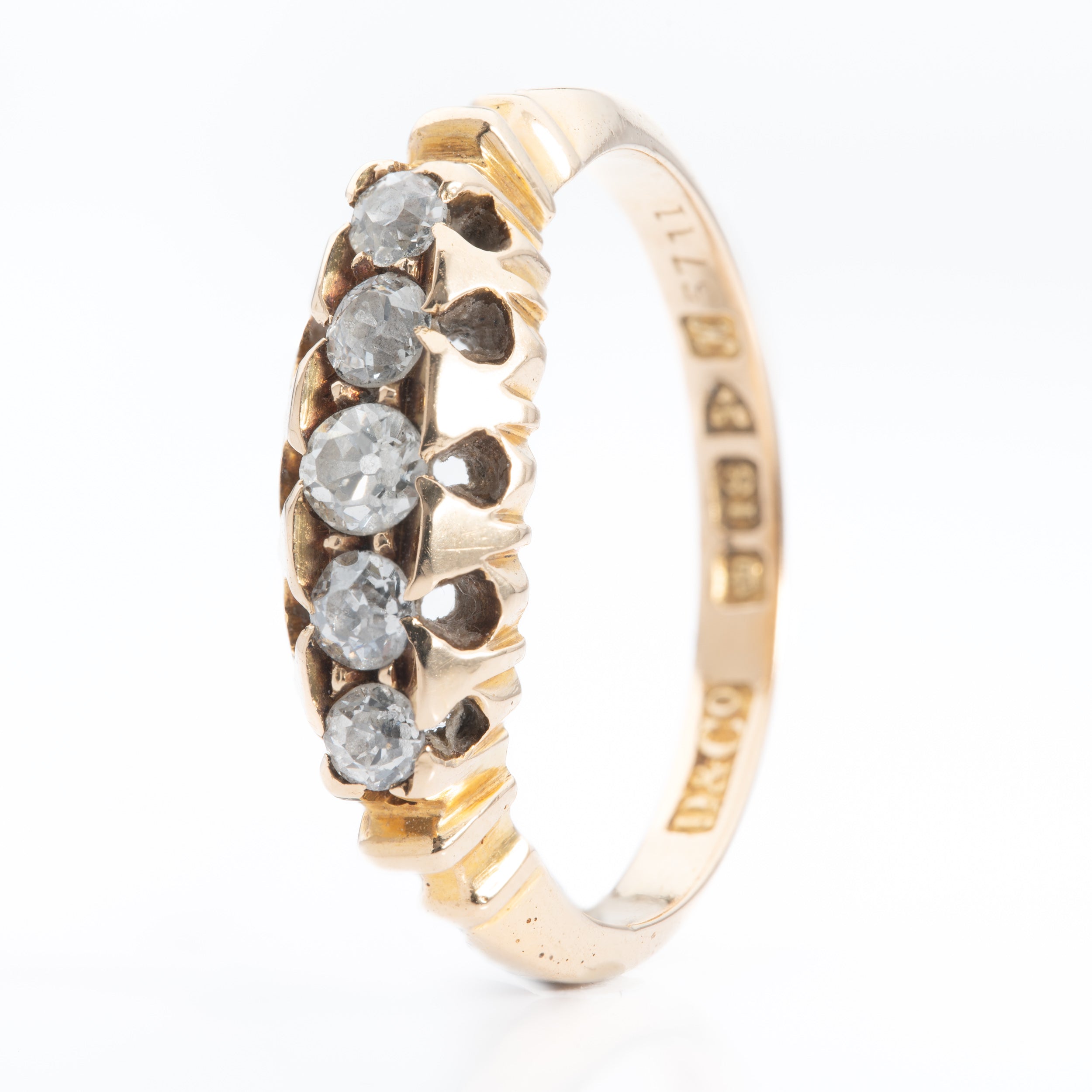 18ct Yellow Gold Diamond 5-Stone Ring