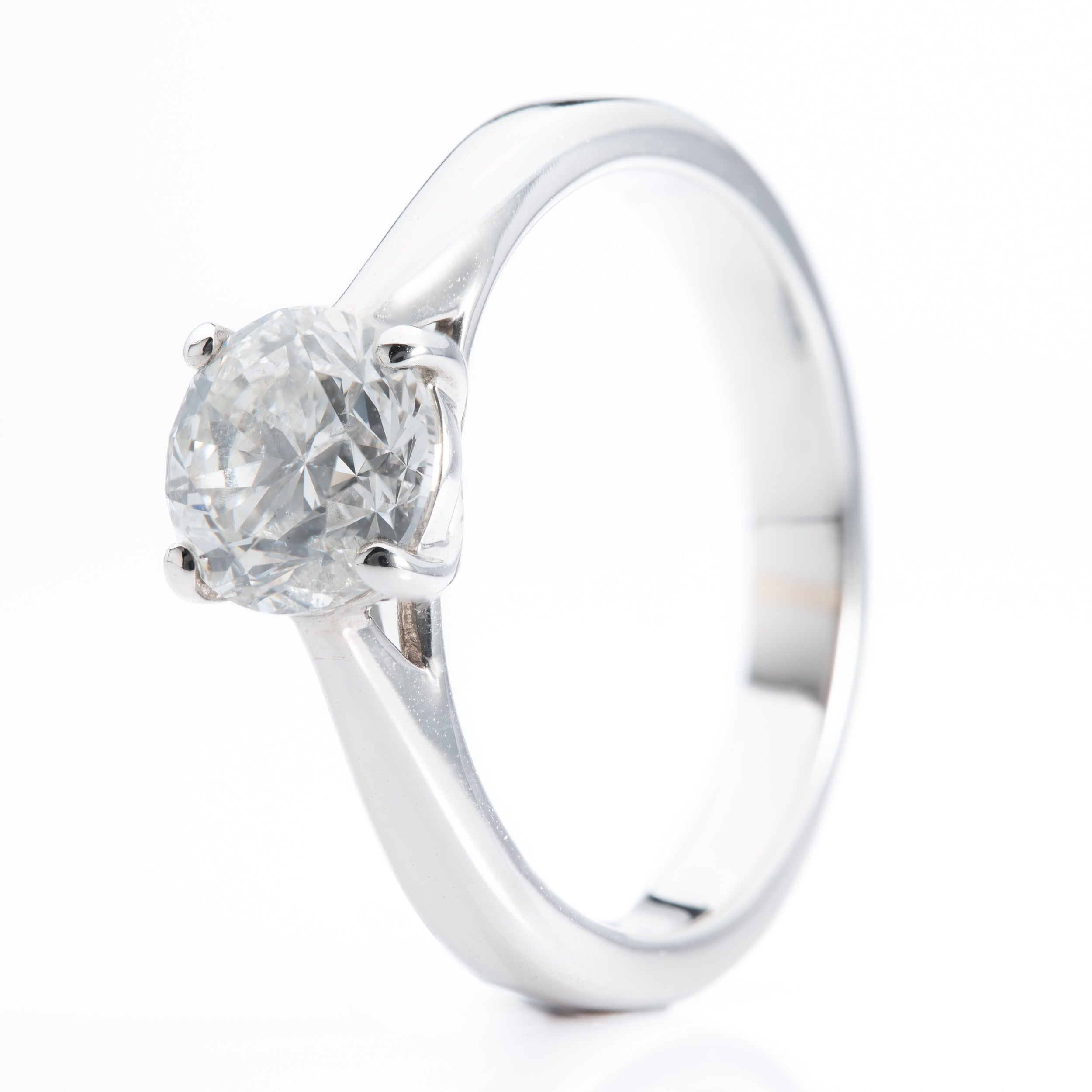 18ct White Gold 1.00ct Diamond Solitaire Ring