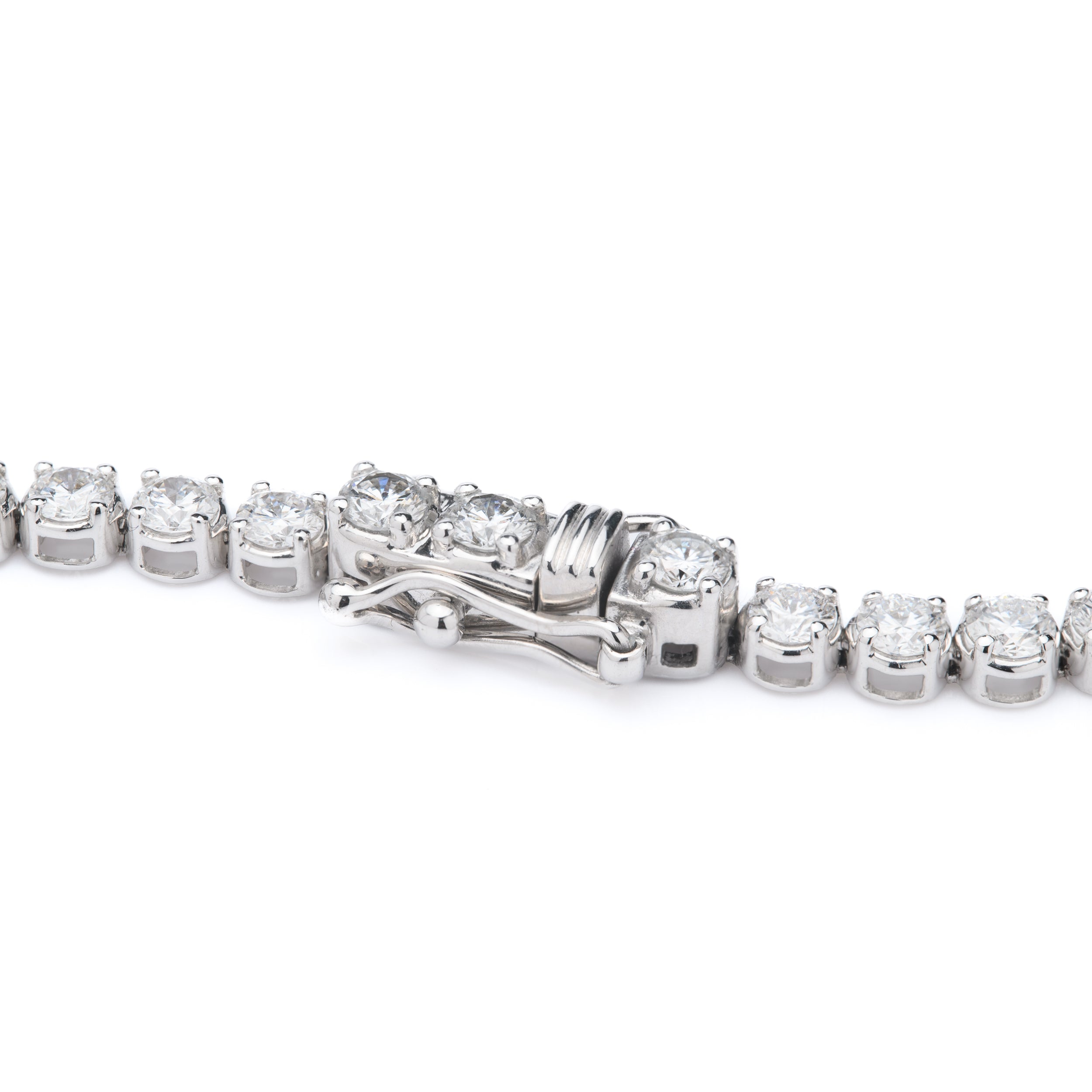 9ct White Gold 17inch Lab Grown Diamond Necklace