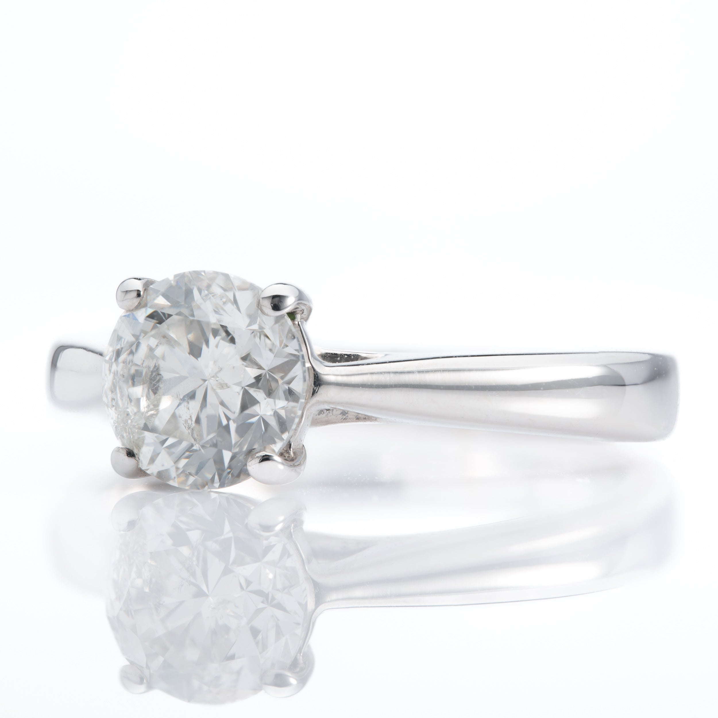 18ct White Gold 1.00ct Diamond Solitaire Ring